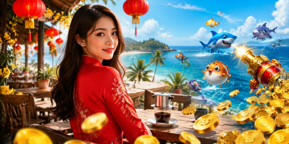 Người chơi bắn cá (ban cá) tại quán cà phê Hà Nội trên điện thoại