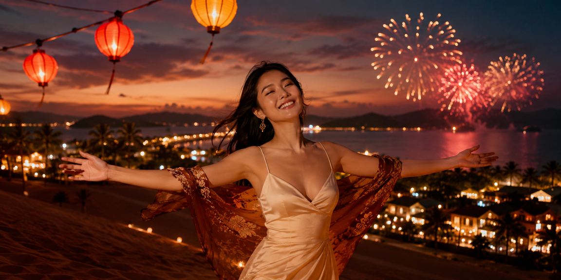 Người chơi tại Hội An đặt cược thể thao qua điện thoại bên đèn lồng truyền thống